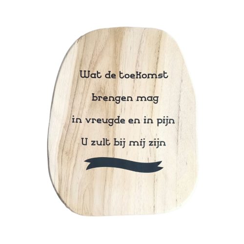 Christelijke teak houten schijf